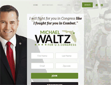 Tablet Screenshot of michaelwaltz.com
